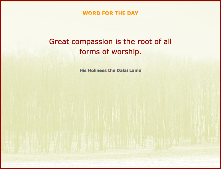 word for the day